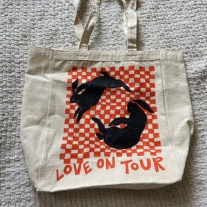 Harry Styles official Love On Tour merch tote